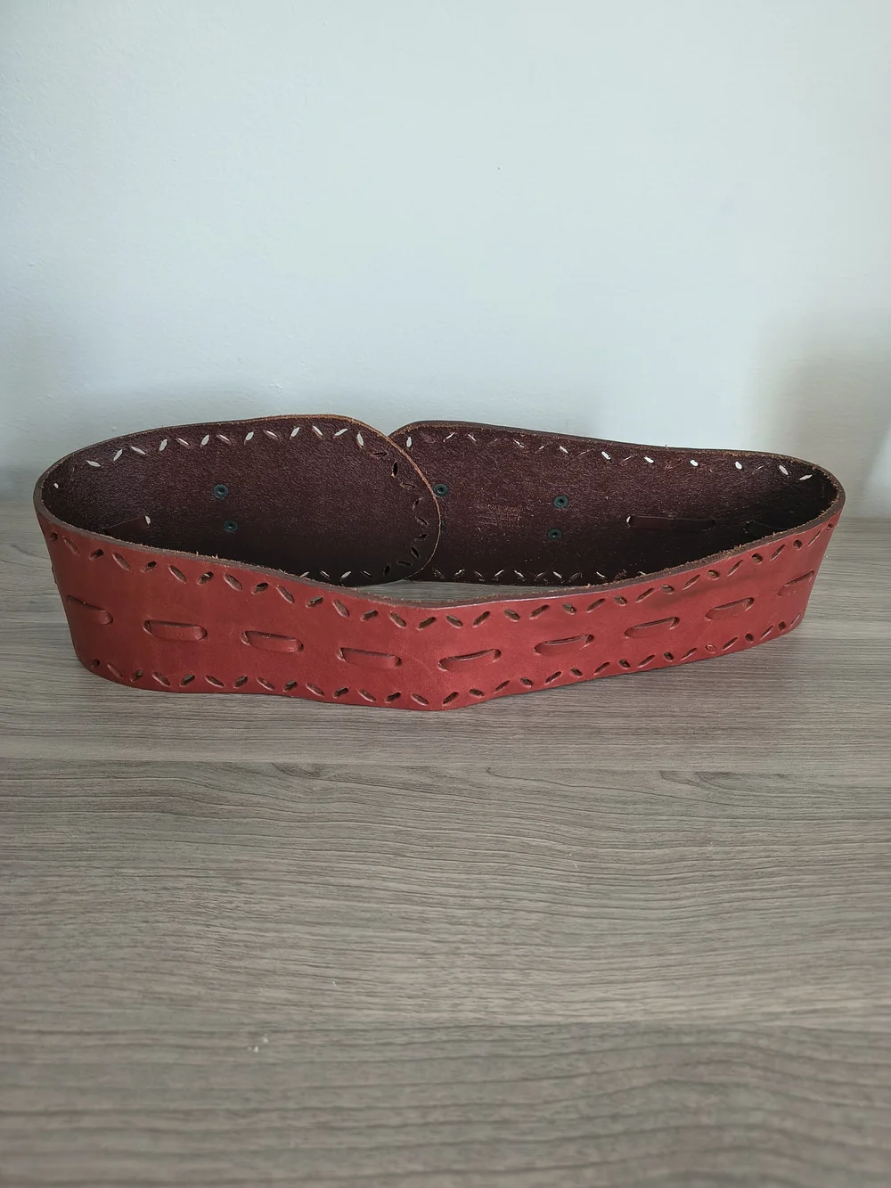 Lucky Penny Leather Belt
